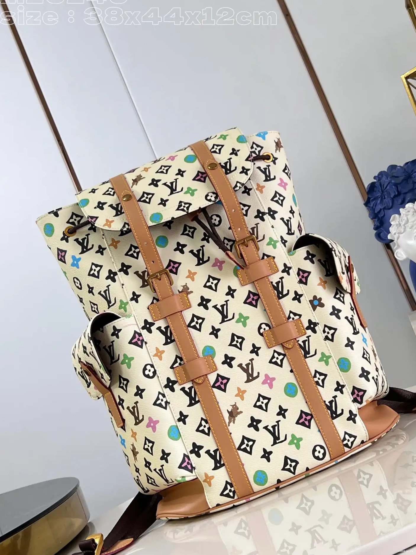 WIS Backpack Vuitton Louis MM-38*44*12.5CM Christopher 0501